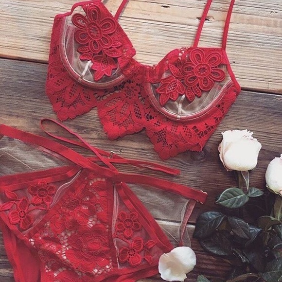 For Love And Lemons Other - For Love & Lemons Ruby Bralette